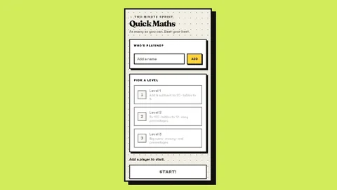 Quick Maths — project preview